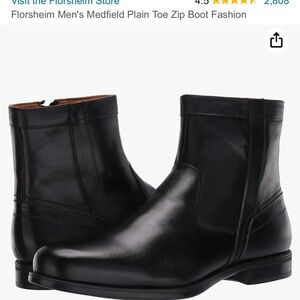 New with tags Florsheim Medfield ZP Black Boots